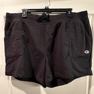 Women’s plus size champion athletic shorts.